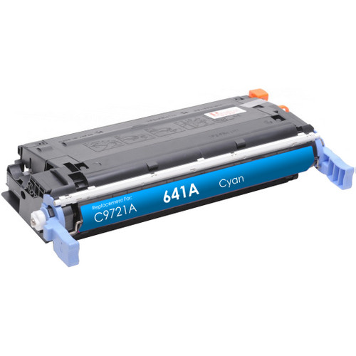 Remanufactured replacement for HP 641A (C9721A) cyan laser toner cartridge