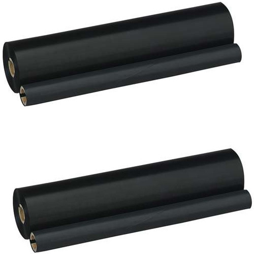 Twin Pack - Compatible black ribbon refill rolls for Brother PC-302RF