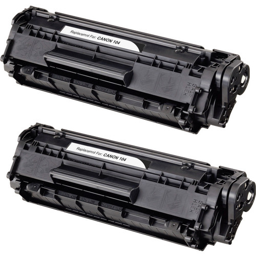 Twin Pack - Compatible replacement for Canon 104, FX-9 , FX-10, (0263B001AA) black laser toner cartridge