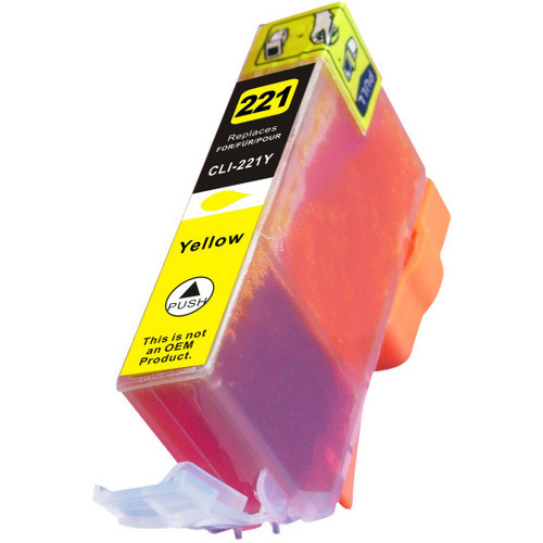Compatible replacement for Canon Cli-221Y (2949B001) yellow ink cartridge