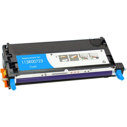 Xerox 113R00723 cyan laser toner cartridge Xerox 113R00723 cyan laser toner cartridge