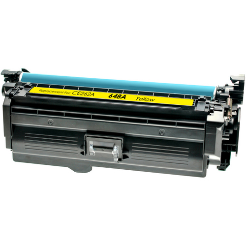 Compatible replacement for HP 648A (CE262A) yellow laser toner cartridge