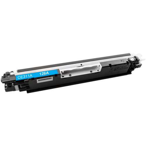 Compatible replacement for HP 126A (CE311A) cyan laser toner cartridge