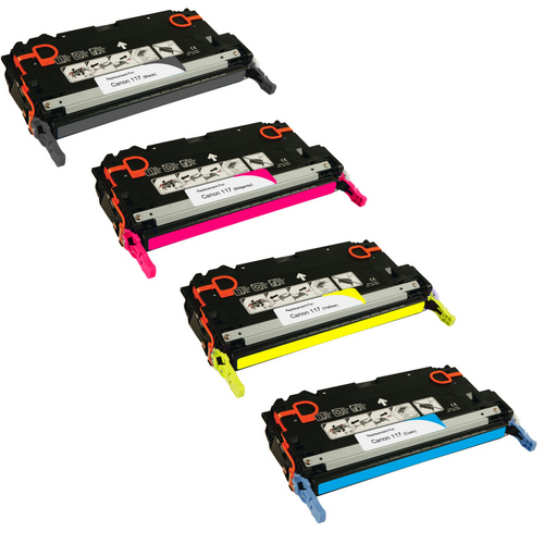 4 Pack - Compatible replacement for Canon 117 series laser toner cartridges