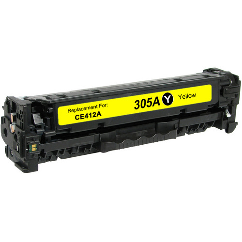 Compatible replacement for HP 305A (CE412A) yellow laser toner cartridge