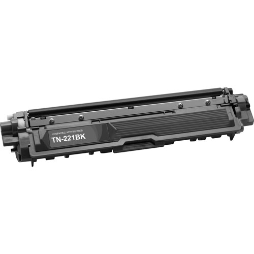 Compatible Brother TN221BK Black Toner Cartridge (High-Yield)