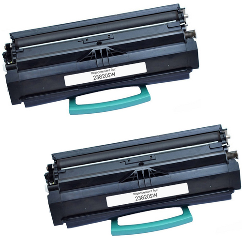 Twin Pack - Remanufactured replacement for Lexmark E-238 (23820SW)