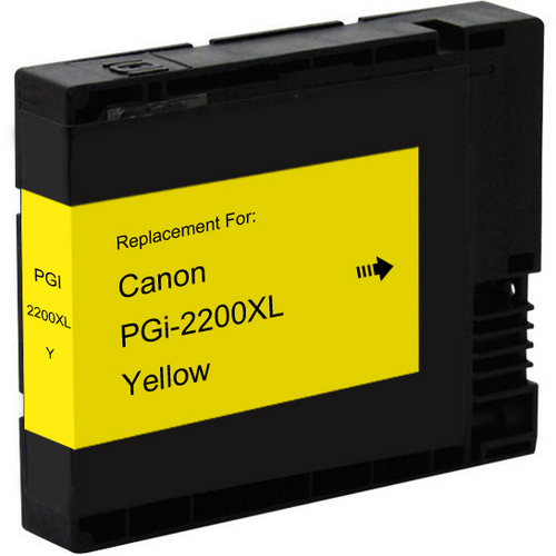 Compatible replacement for Canon PGI-2200xl (9270B001) high yield yellow ink cartridge