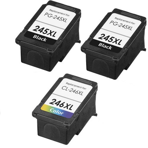 Canon PG-245XL and CL-246XL - 3 pack Canon PG-245XL and CL-246XL - 3 pack