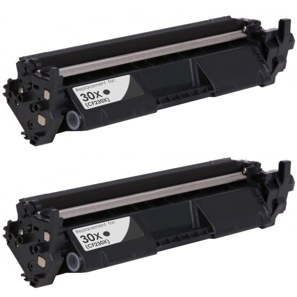 Maladroit tiger blotte Compatible HP 30X Toner Cartridge Sale (CF230X) High-Yiled | 2-Pack