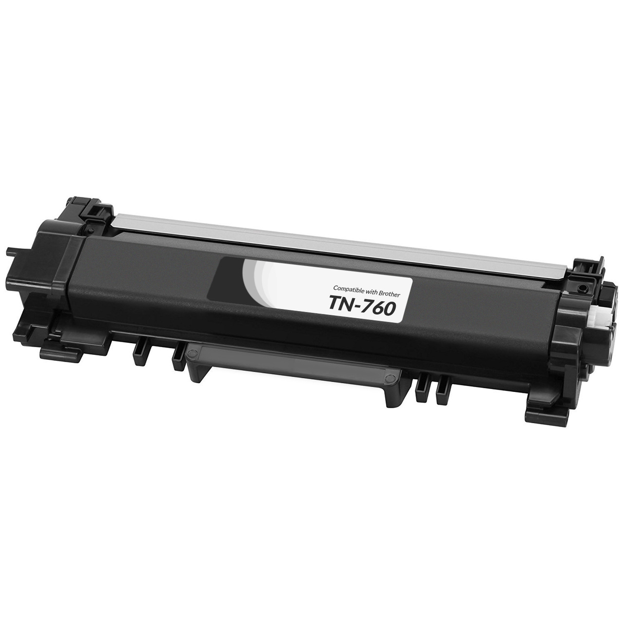 TN730/TN760 Toner: 2 Pack High Yield Black Compatible Toner