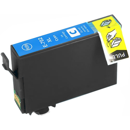 Epson 702XL Cyan Ink Cartridge, High Yield (T702XL220)
