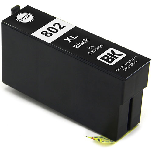 Epson 802XL Black Ink Cartridge, High Yield (T802XL120)
