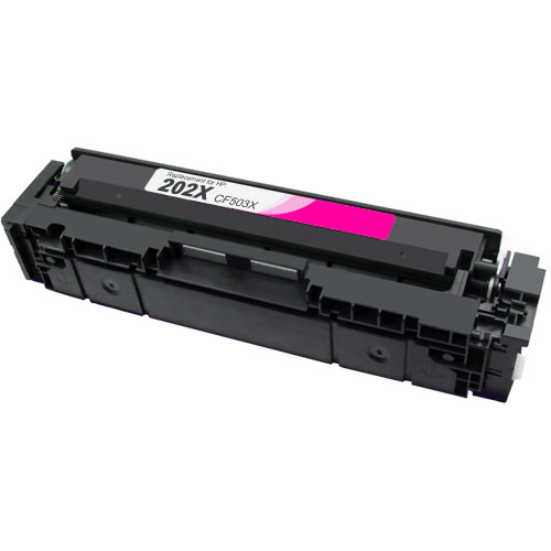 HP 202X Magenta Toner Cartridge, High Yield (CF503X)