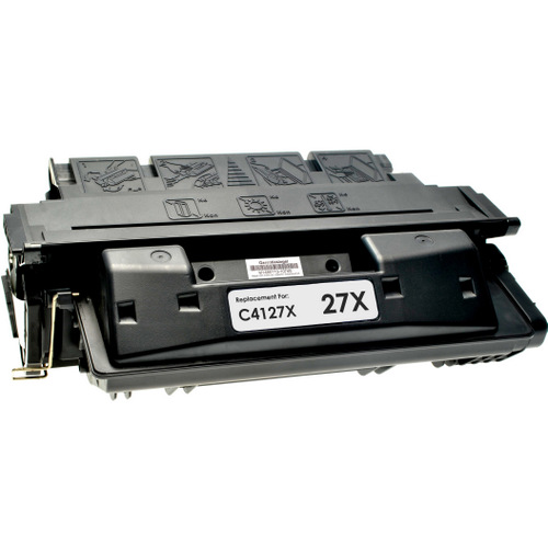 Remanufactured replacement for HP 27X (C4127X) black laser toner cartridge