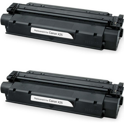 Twin Pack - Compatible replacement for Canon X25 (8489A001AA) black laser toner cartridge