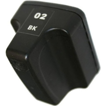 Remanufactured replacement for HP 02BK (C8721WN) black ink cartridge