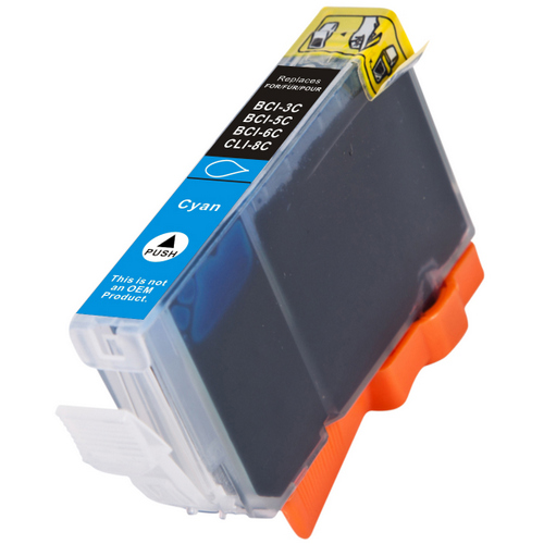 Compatible replacement for Canon Cli-8C (0621B002) cyan ink cartridge