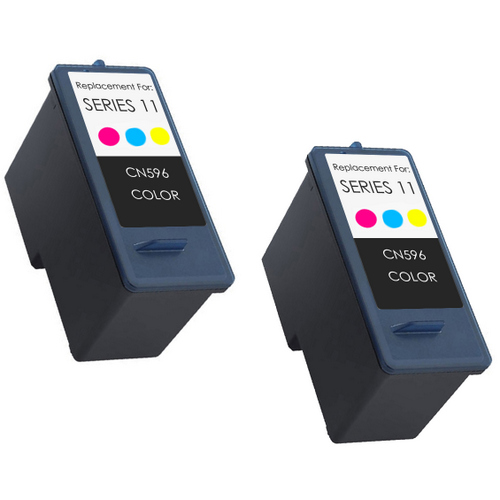 Twin Pack - Remanufactured replacement for Dell series 11 (CN596)