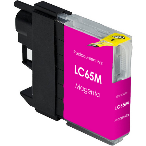 Compatible replacement for Brother LC65M magenta ink cartridge