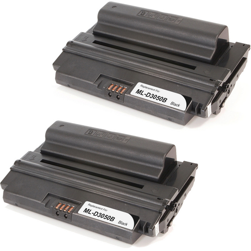 Twin Pack - Compatible replacement for Samsung ML-D3050B black laser toner cartridge