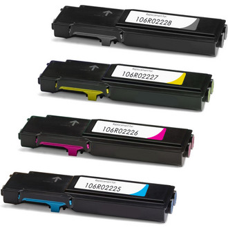Compatible Xerox Phaser 6600 Toner Combo, 4-Pack High Capacity