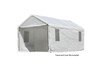 10x20 White Canopy Enclosure Kit w/Windows Fits 1-3/8" Frame