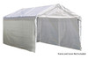 12x20 White Canopy Enclosure Kit, Fits 2" Frame