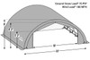 ShelterTech SP Series 22' Wide Round Available in Multiple Heights - Galvanized Frame