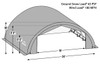 ShelterTech SP Series 24' Wide Round Available in Multiple Heights - Galvanized Frame