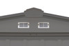 EZEE Shed® , 6x5, Low Gable, 65 in walls, vents, Charcoal