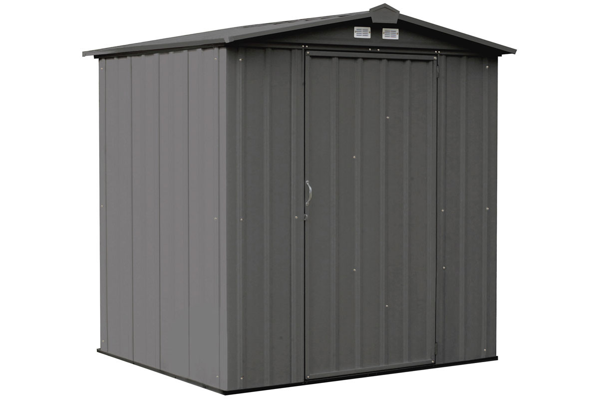 EZEE Shed® , 6x5, Low Gable, 65 in walls, vents, Charcoal