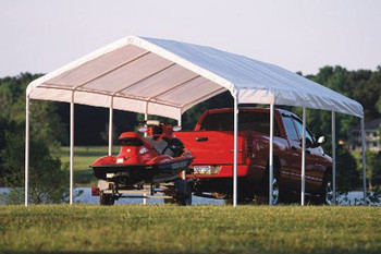 12x26 Canopy 2" 10-Leg Frame White Cover