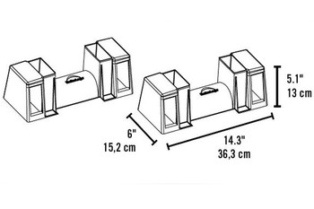 LumberRack Firewood Bracket Kit