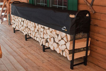 12 ft. Heavy Duty Firewood Rack with Cover