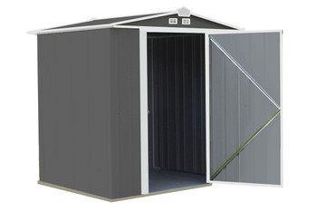 Ceseo　30セット EZEE Shed® , 6x5, Low Gable, 65 in walls, vents, Charcoal & Cream