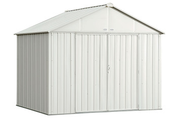 EZEE Shed® , 10x8, Extra High Gable, 72 in walls, vents, Cream