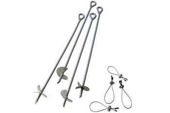 4 Pcs 30" Auger Anchors