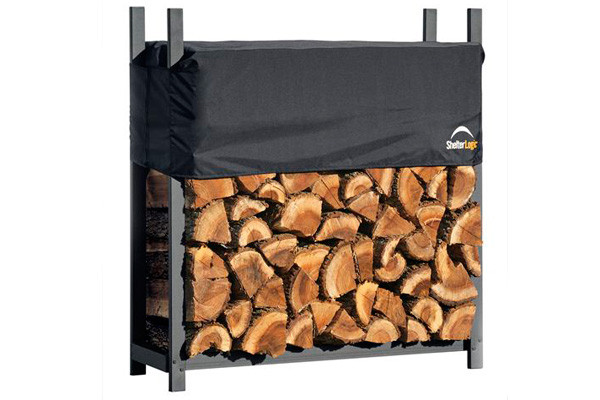 4 ft. Ultra Duty Firewood Rack with Cover - Shelters of New England