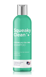 Equine America Squeaky Clean Citronella & Tea Tree Shampoo 1L Equine America Squeaky Clean Citronella & Tea Tree Shampoo 1L