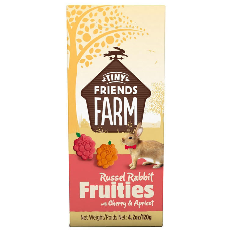 Supreme Tiny Friends Farm Russel Rabbit Fruities with Cherry & Apricot 120g