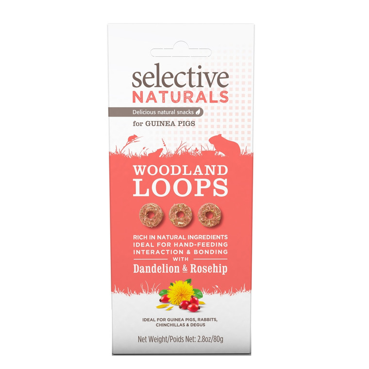 Selective Naturals Woodland Loops with Dandelion & Rosehip - 80g