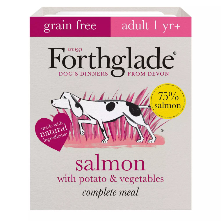 Forthglade Complete Meal Adult Salmon with Potato & Veg GRAIN FREE