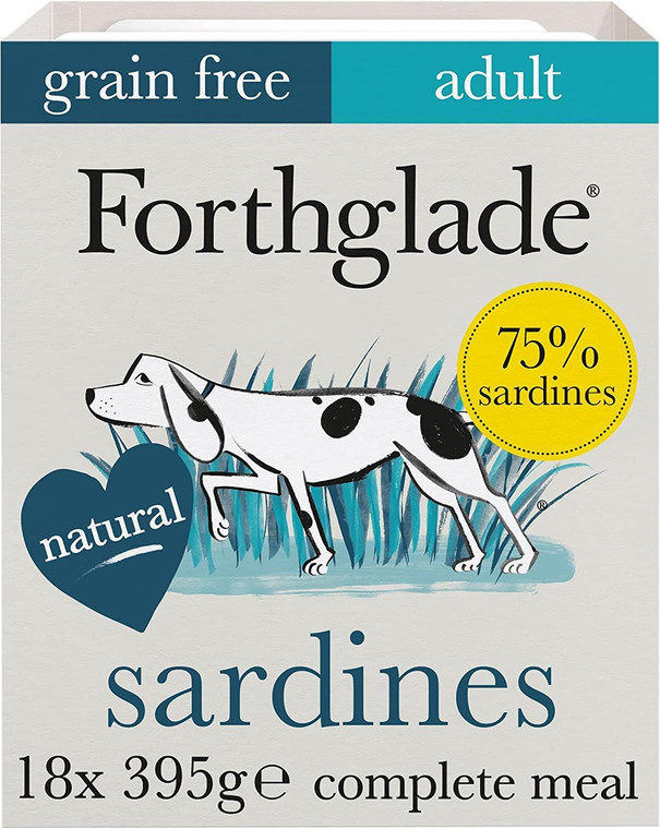 Forthglade Complete Meal Adult Sardines with Sweet Potato & Veg G/FREE