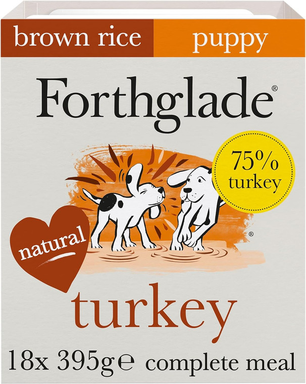 Forthglade Complete Puppy Turkey with Brown Rice & Veg