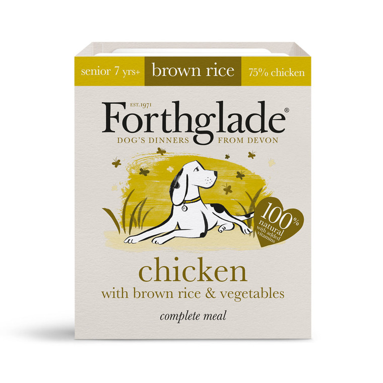 Forthglade Complete Senior Chicken with Brown Rice & Veg