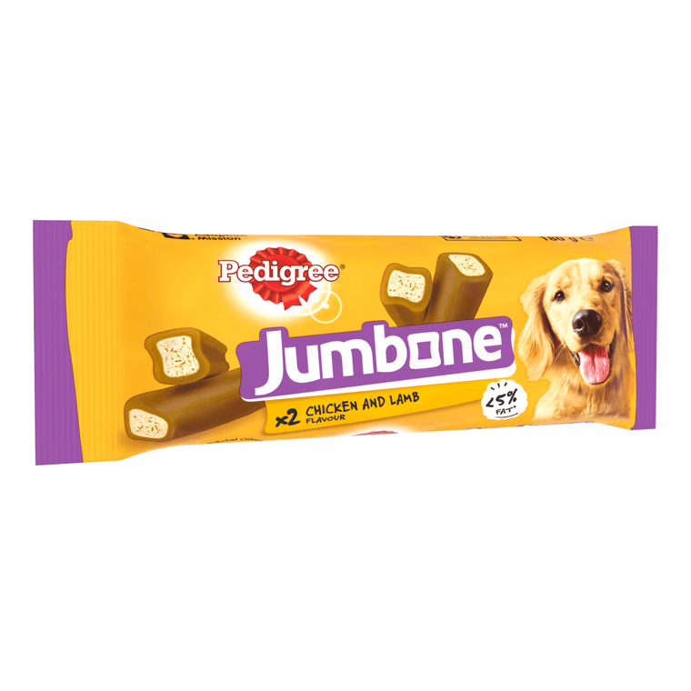 Jumbone Medium Dog Chicken & Lamb 2pc