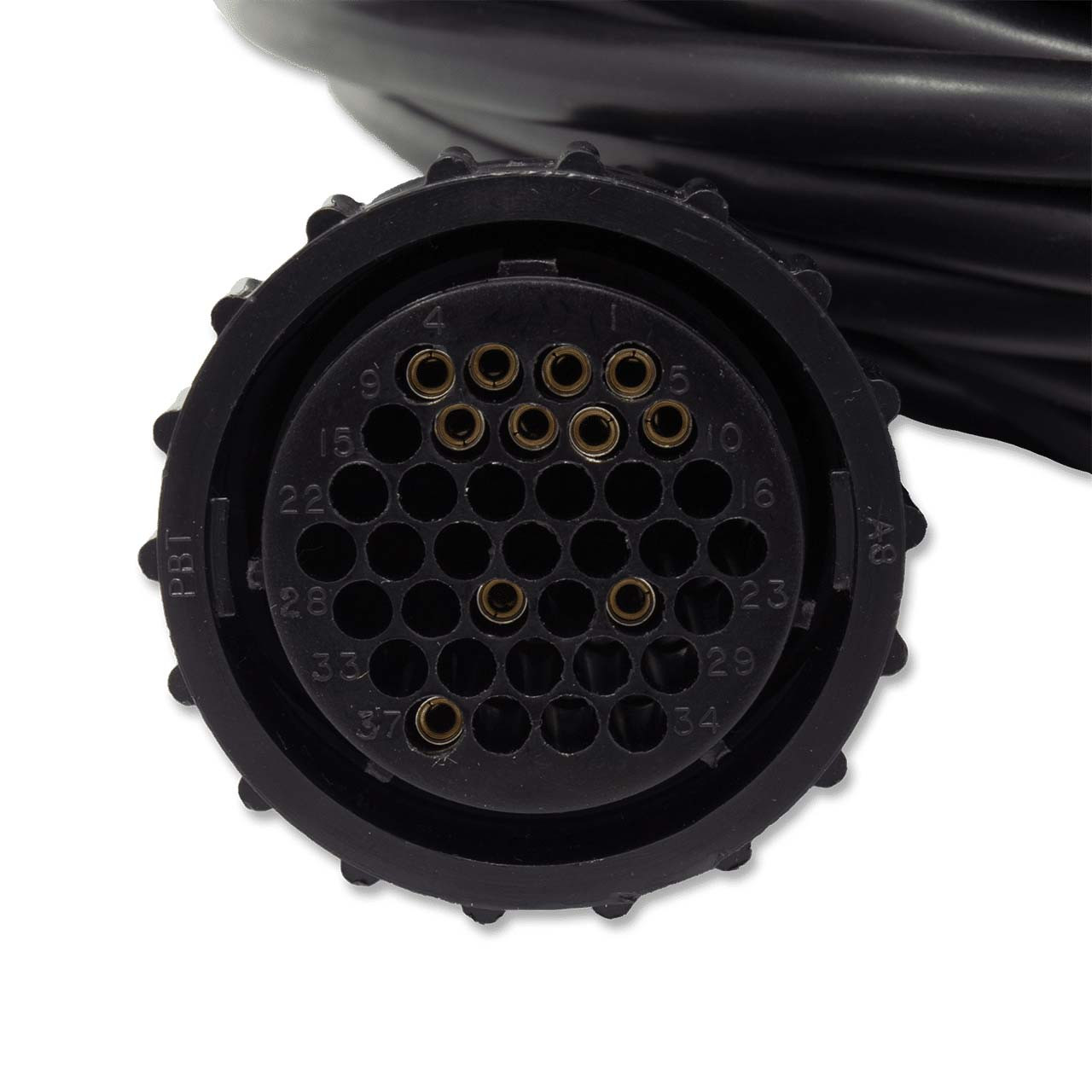 JOE WORKS 梅鉢型単端 8-Row DICKEY-john 37-Pin AMP Planter Harness w/ Distance Lead - Ag