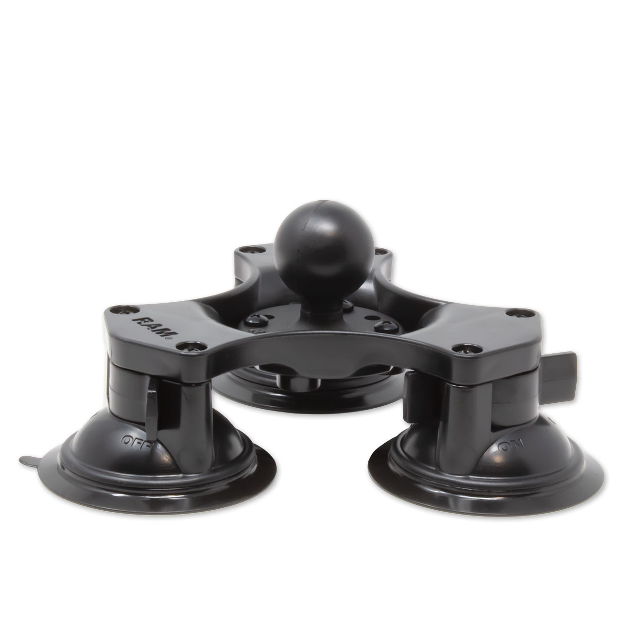 RAM Triple Suction Cup Base with 1.5-Inch Ball - Ag Express