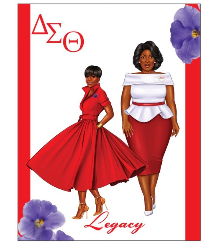 Delta Legacy Delta Vinyl Symbols - Multipurpose card - Folded 5 x 7 Greeting card ...